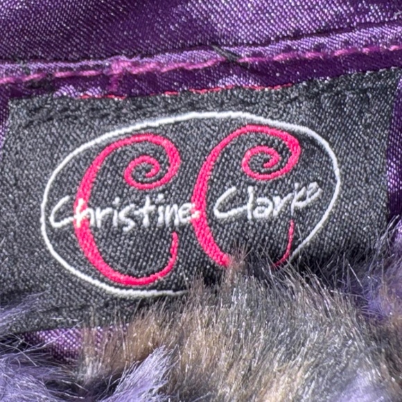 NEW Fuzzy Purple Leopard Mini Crossbody Bag 💜 Faux Fur Y2K Vibe - Picture 5 of 8